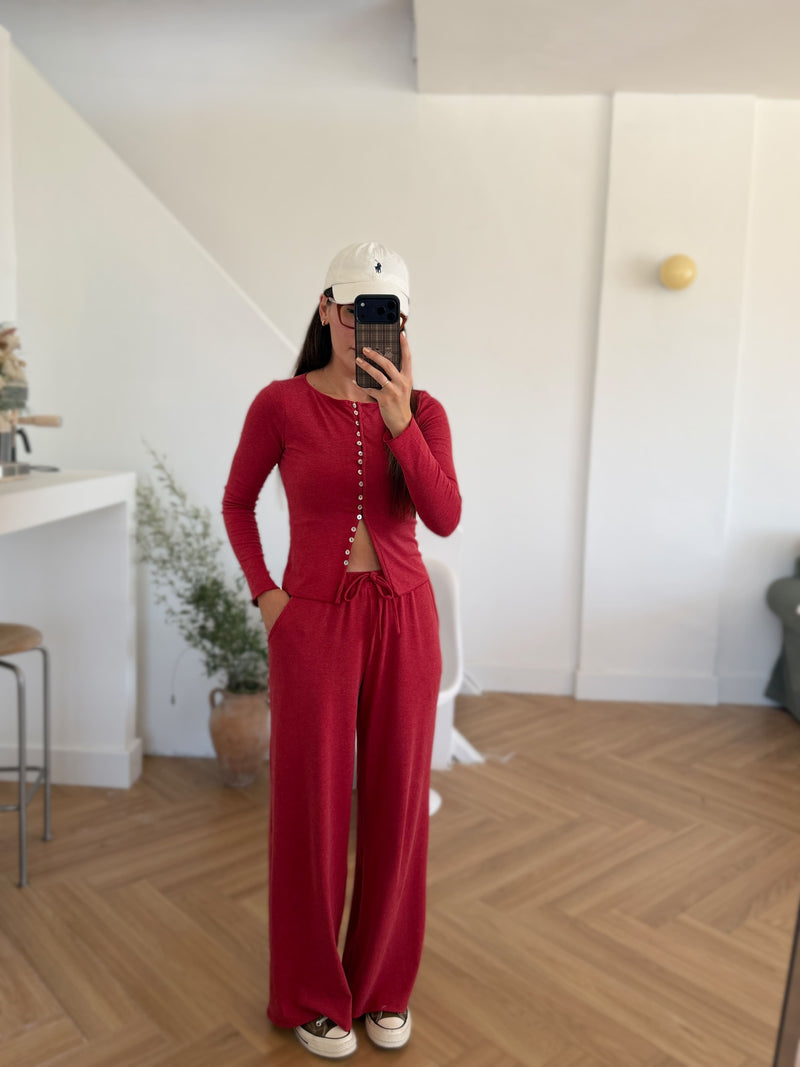 Pantalon en maille Lisa à cordon