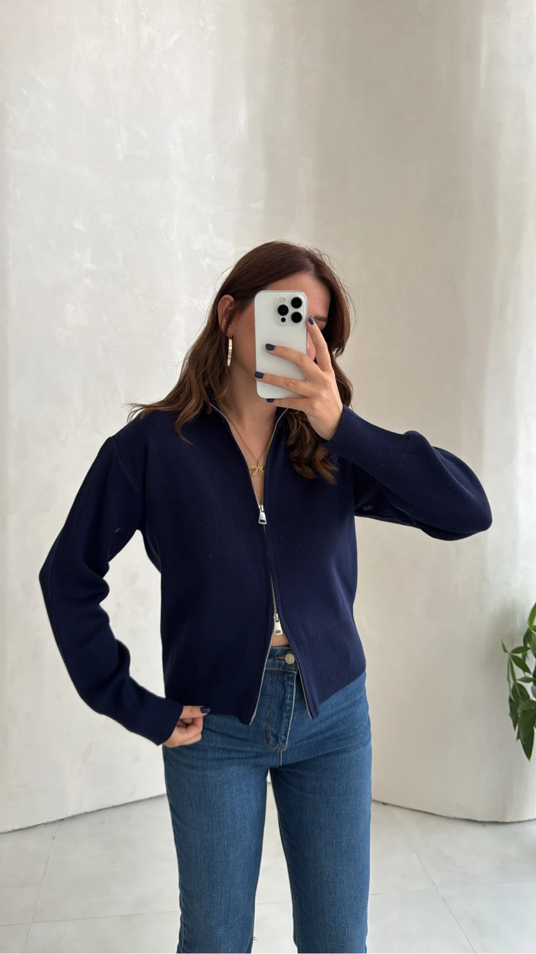 Cardigan Scarlett à double zip