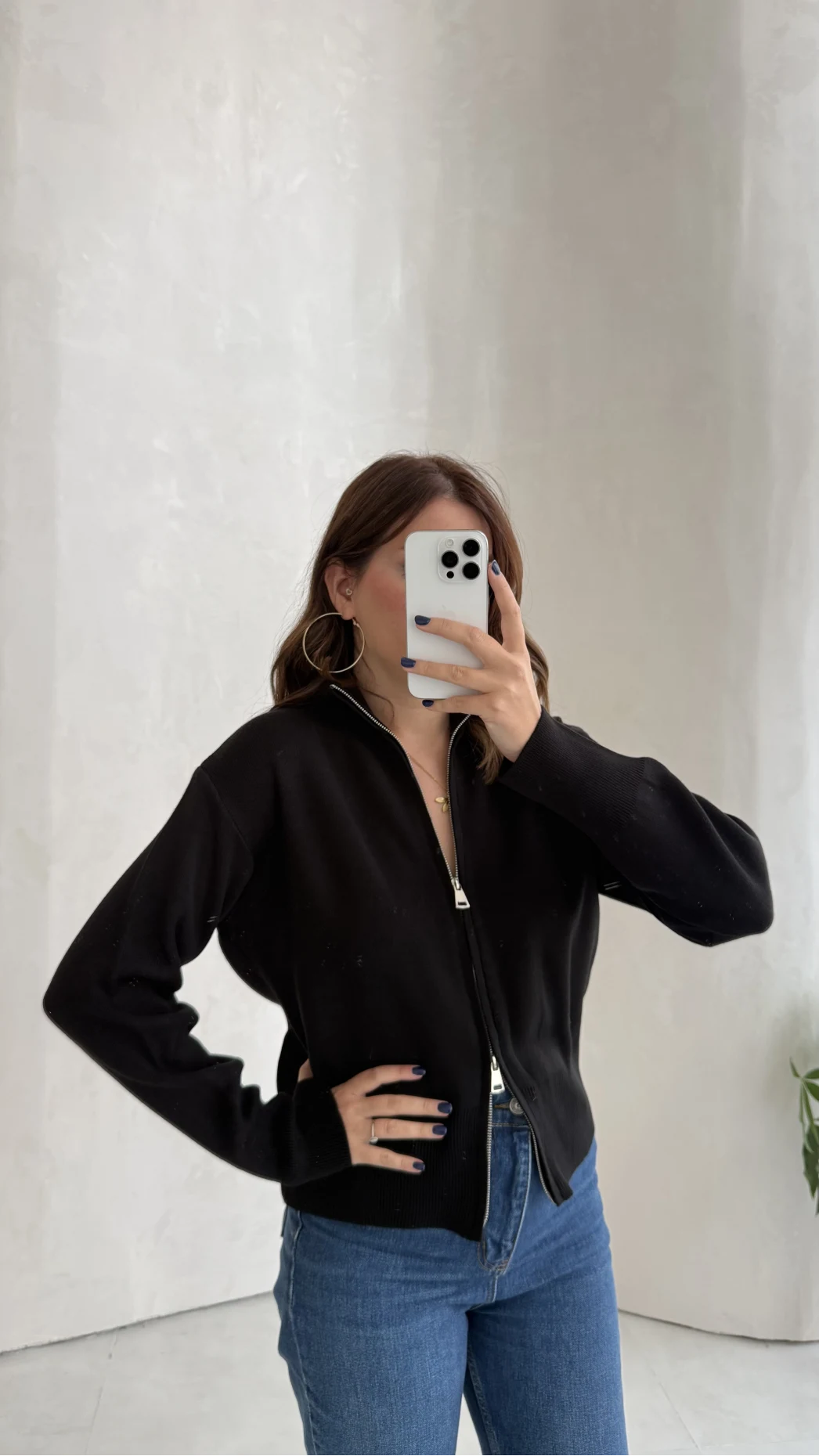Cardigan Scarlett à double zip